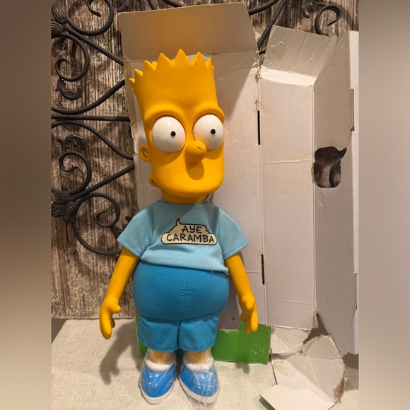 Other - VTG 18" Bart Simpson Pull String Talking Doll 1990 Dan Dee The Simpsons 20th Fox